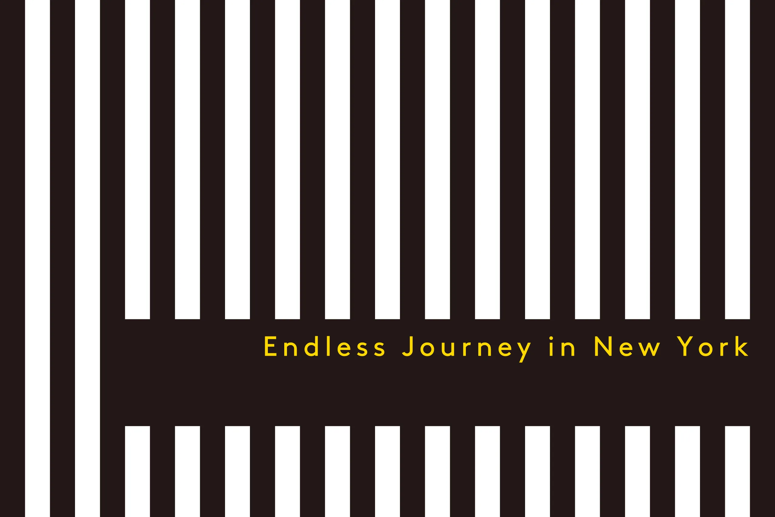 2021 AUTUMN ENDLESS JOURNEY IN NEW YORK